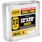 Core Tarps Heavy Duty Tarp, 20 ft L x 0.5 mm H x 12 ft W, 20 Mil, White, Polyethylene CT-704-12X20 - alternate 1
